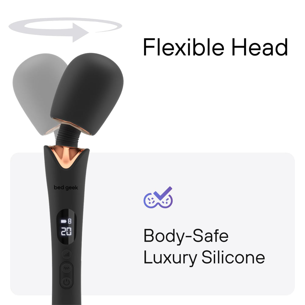 Bed Geek quiet massager motor for discreet use