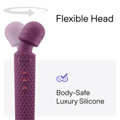 Bed Geek quiet wand with 20 patterns for discreet relaxation