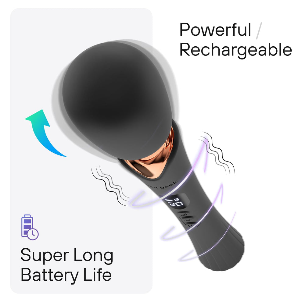 Bed Geek soft silicone head massager for comfortable contact