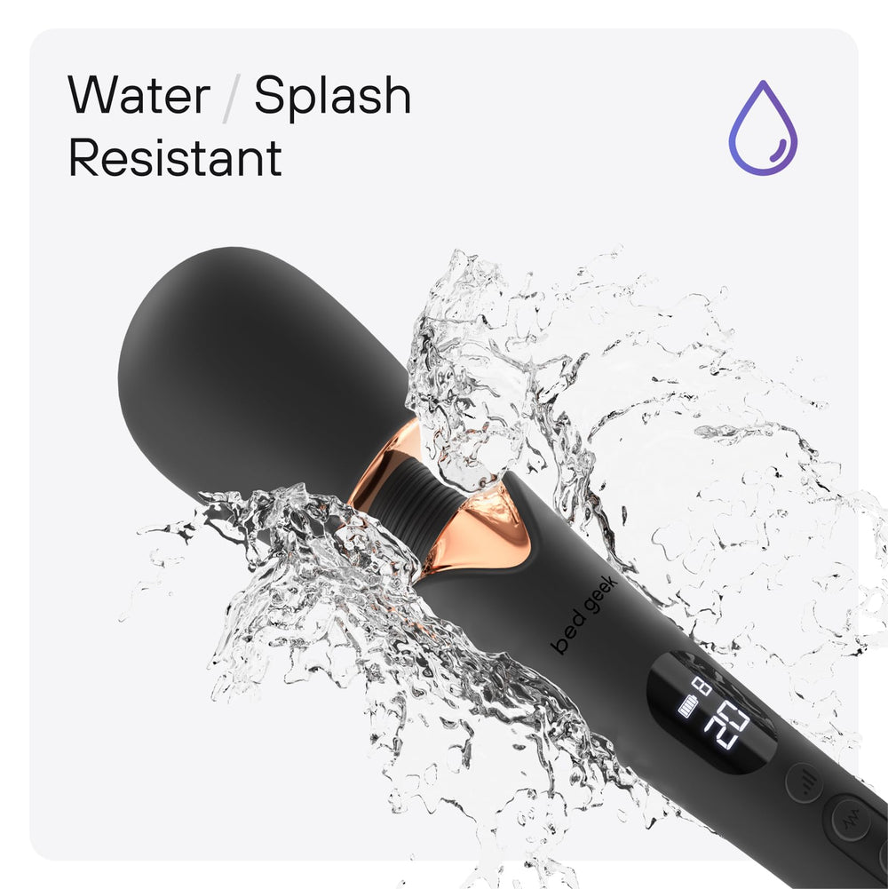 Bed Geek waterproof silicone massager easy to clean after workouts