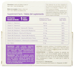 Bedoyecta Kids chewables close-up highlights vitamins and minerals.