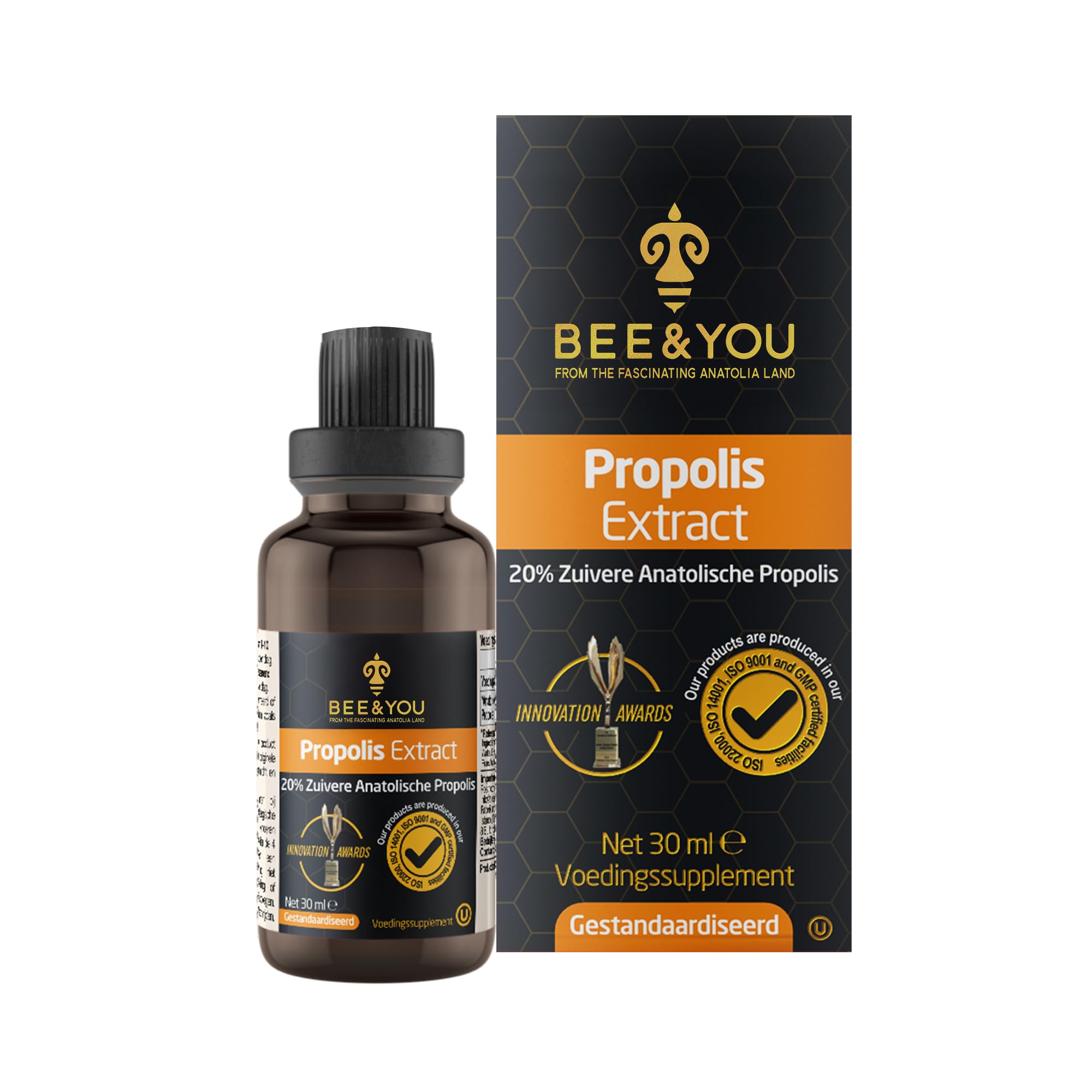 Anatolian mountains backdrop emphasizing authentic propolis sourced for quality.