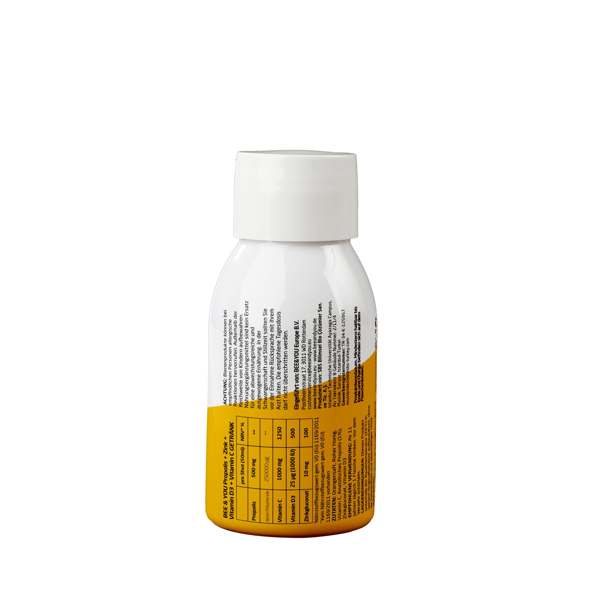 Bee & You bottle on countertop with bright lighting, ideal daily ritual.