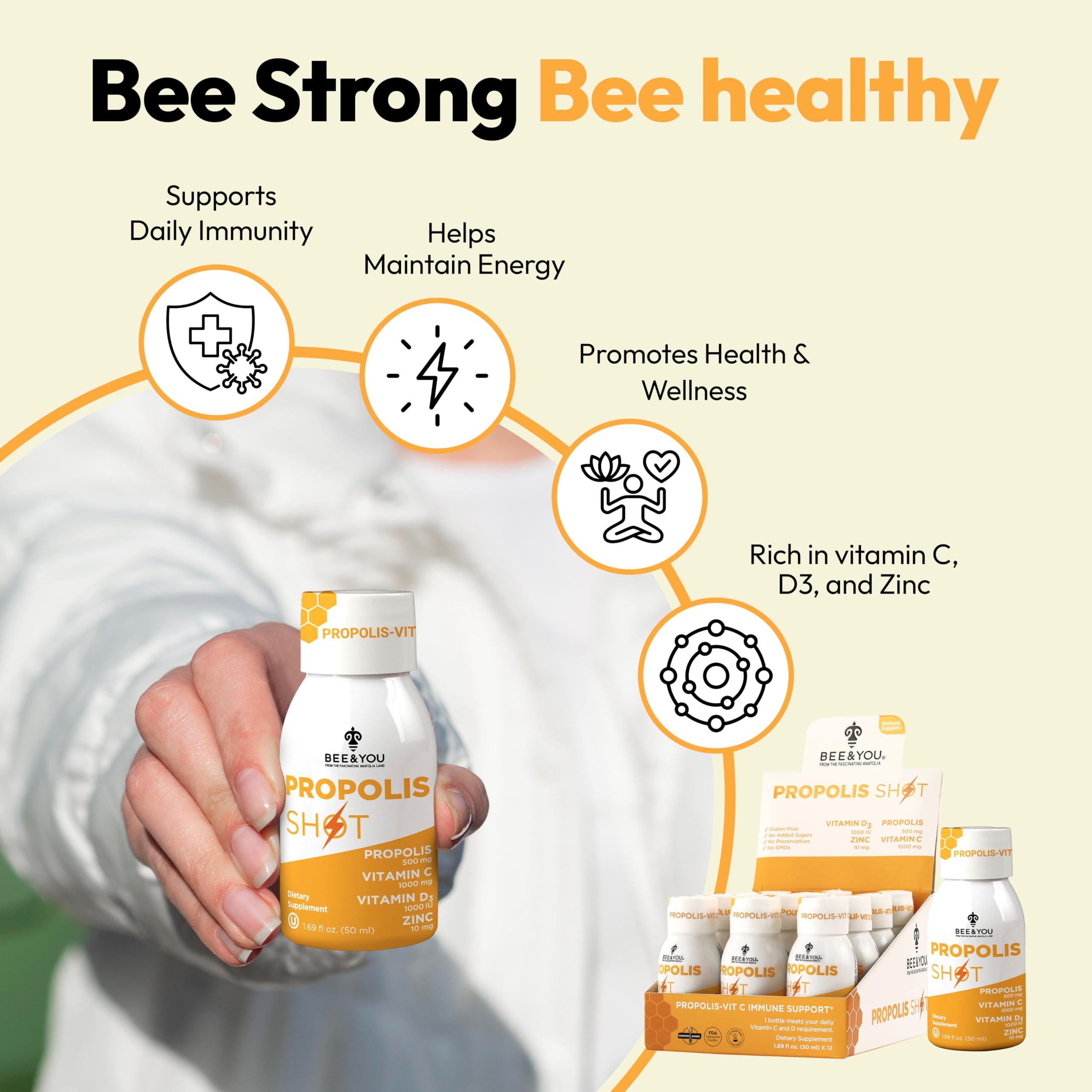 Bee & You propolis source mountains, authentic and pure from Anatolia.