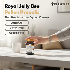 Bee & You Propolis Extract amber bottle highlighting natural source