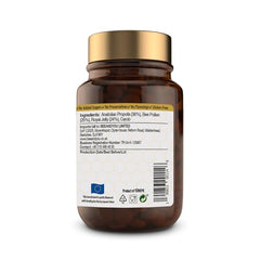 Bee & You Royal Jelly Tablet bottle side view for detail