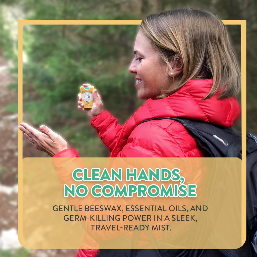 Hydrating formula shown absorbing quickly into dry hands.