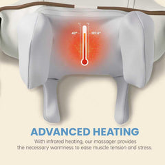 BeeChip 2-in-1 wireless massager for hands-free or handheld use.