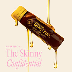 Beekeeper's Naturals B.LXR Brain Fuel royal jelly and ginkgo ingredients close-up for memory support.