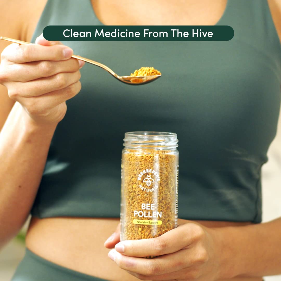 Beekeeper's Naturals B vitamin–rich ingredients emphasize everyday energy support.