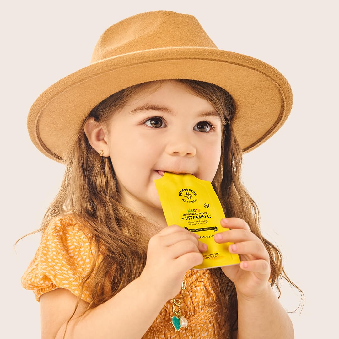 Beekeeper's Naturals 500 mg vitamin C with vitamin D and honey.