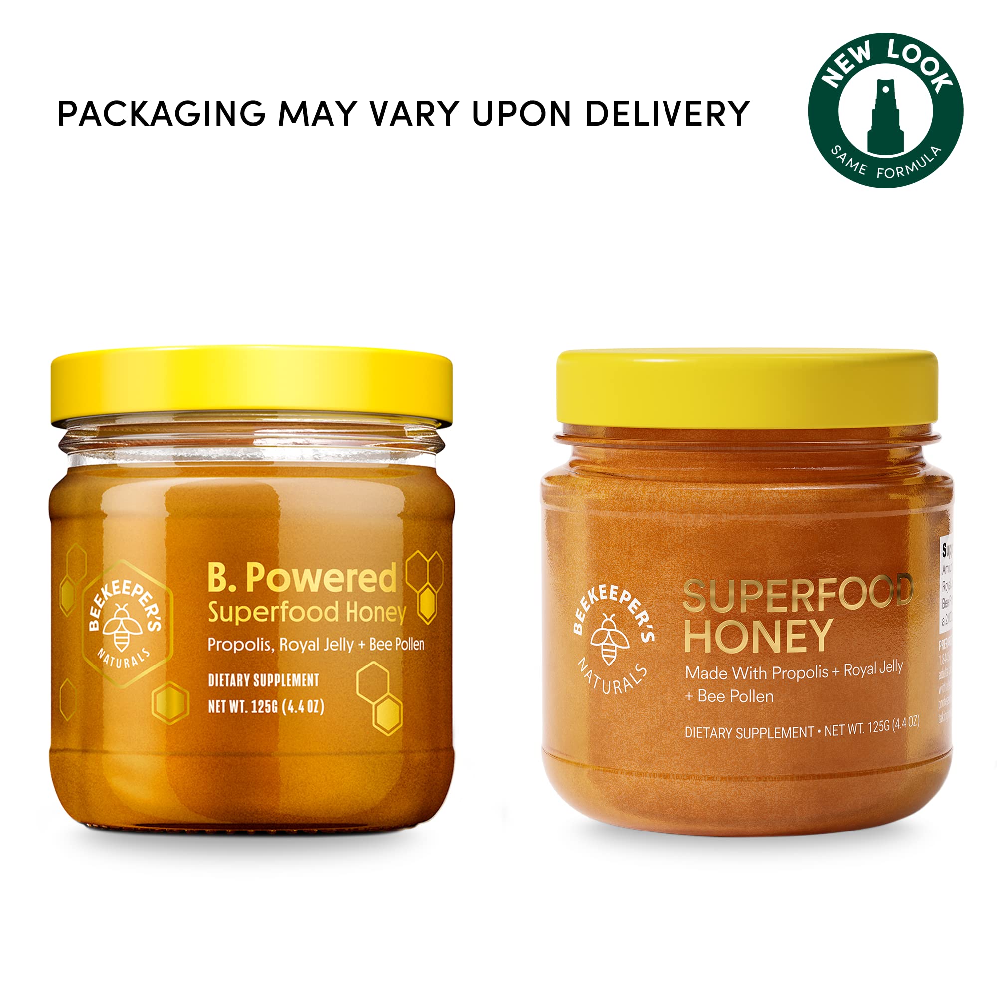 Beekeeper's Naturals Royal jelly capsules emphasize brain-boosting nutrition.