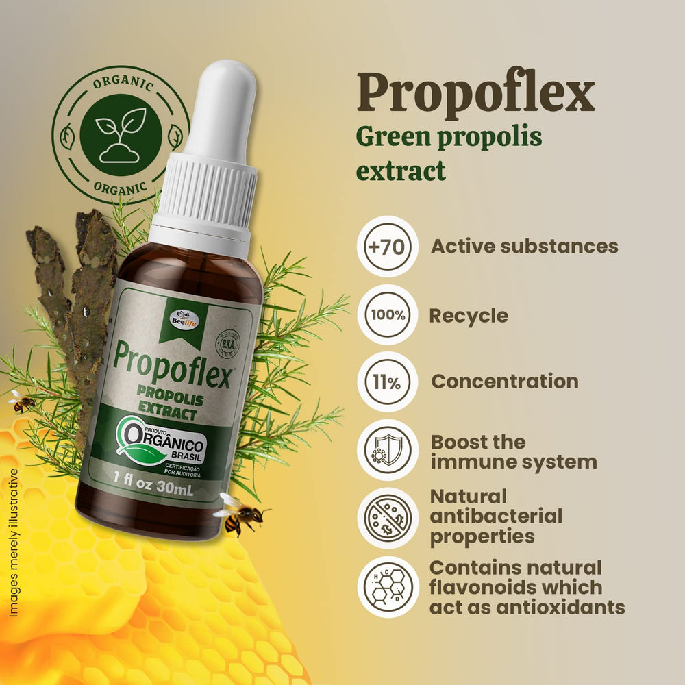 Beelife Propoflex green propolis liquid drops ideal for easy daily use