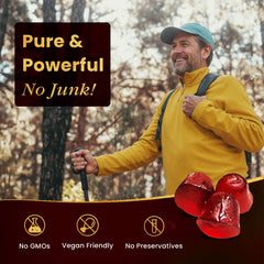 BeepWell Shilajit Gummies with fulvic acid and minerals support daily vitality.