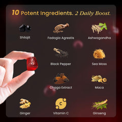BeepWell Shilajit Gummies with Ashwagandha promote focus and vitality.