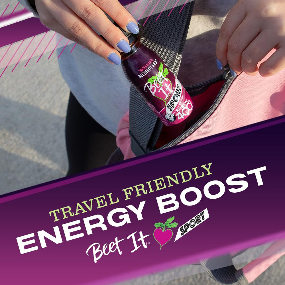 BEET IT logo and clean ingredients on bottle label emphasize natural beet nutrition.