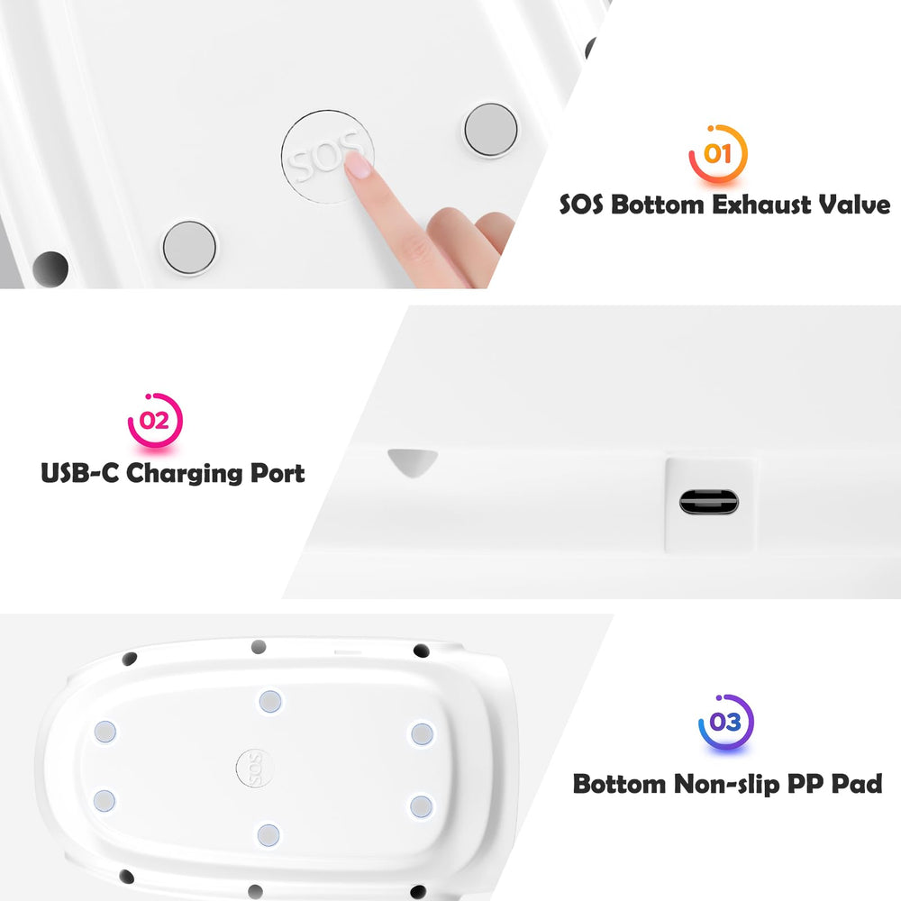 Beetqi cordless massager used in evening routine for wind-down and recovery.