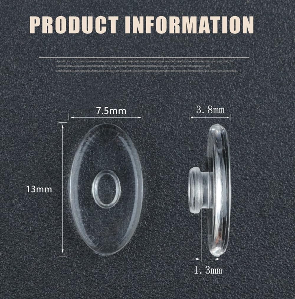 BEHLINE 2mm thick nose pads provide extra height and grip