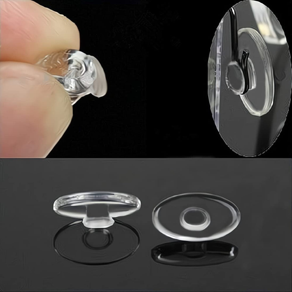BEHLINE 5-pairs nose pads pack in soft silicone for rimless glasses