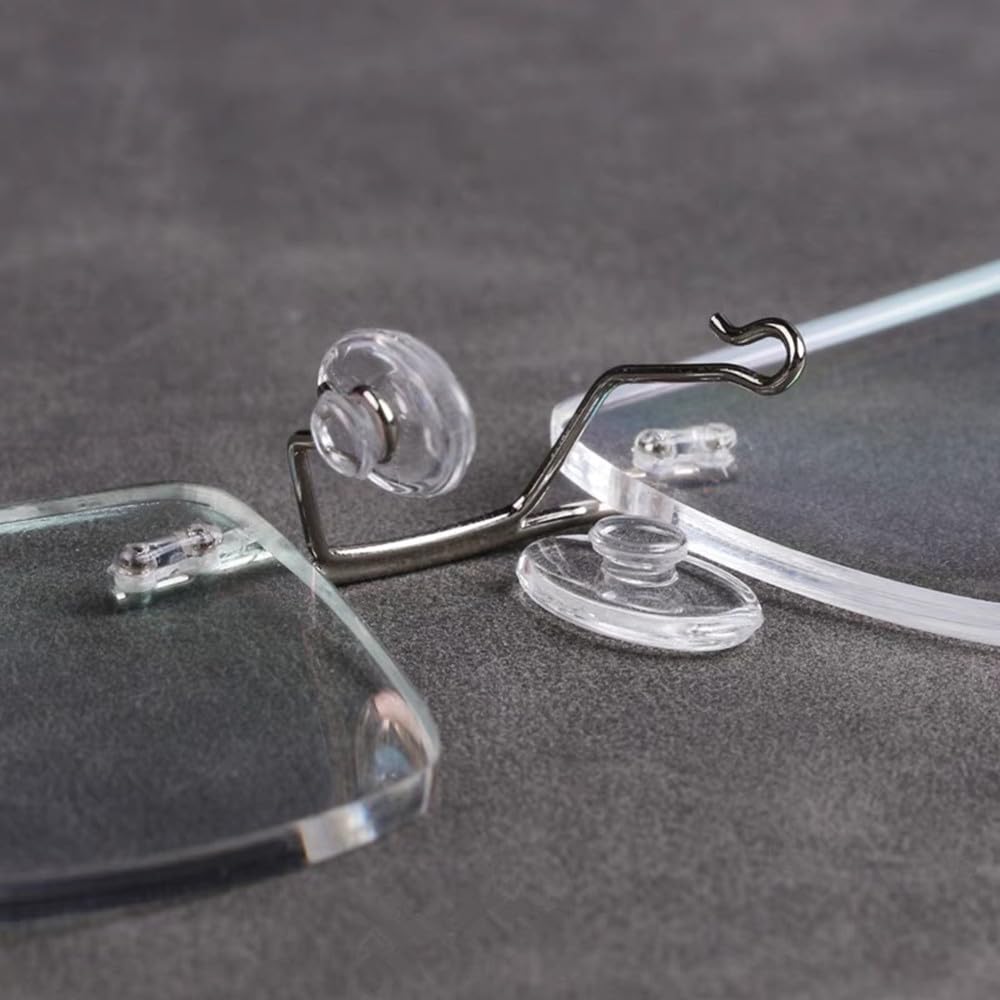 BEHLINE push-in nose pads being installed for a secure fit