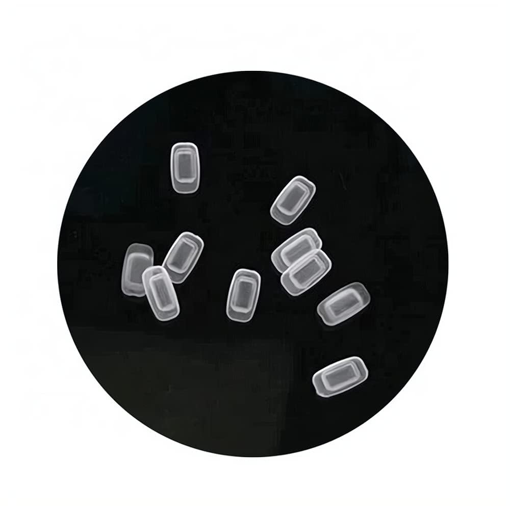 BEHLINE rectangular push-in nose pads offer soft silicone comfort for long wear