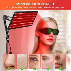 Beichen device complete set shown for easy at-home red light routines.