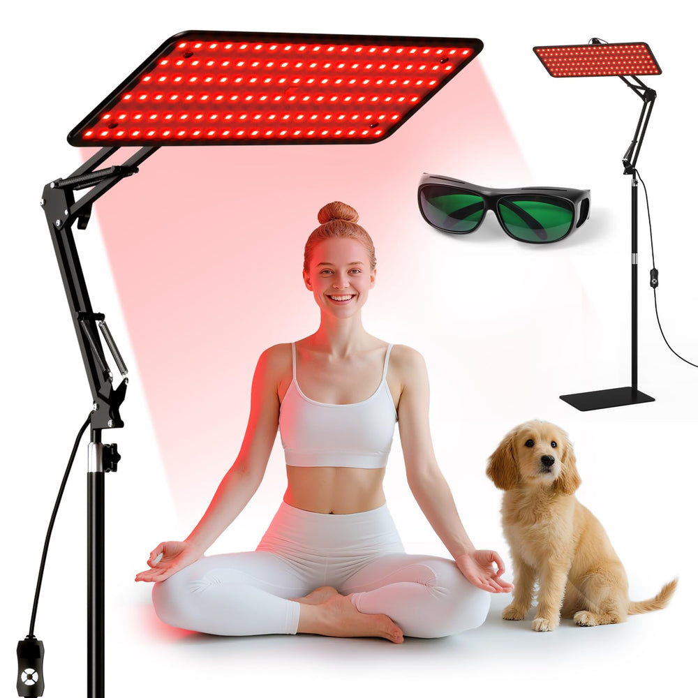 Beichen red light therapy panel front view for home use, wide coverage.