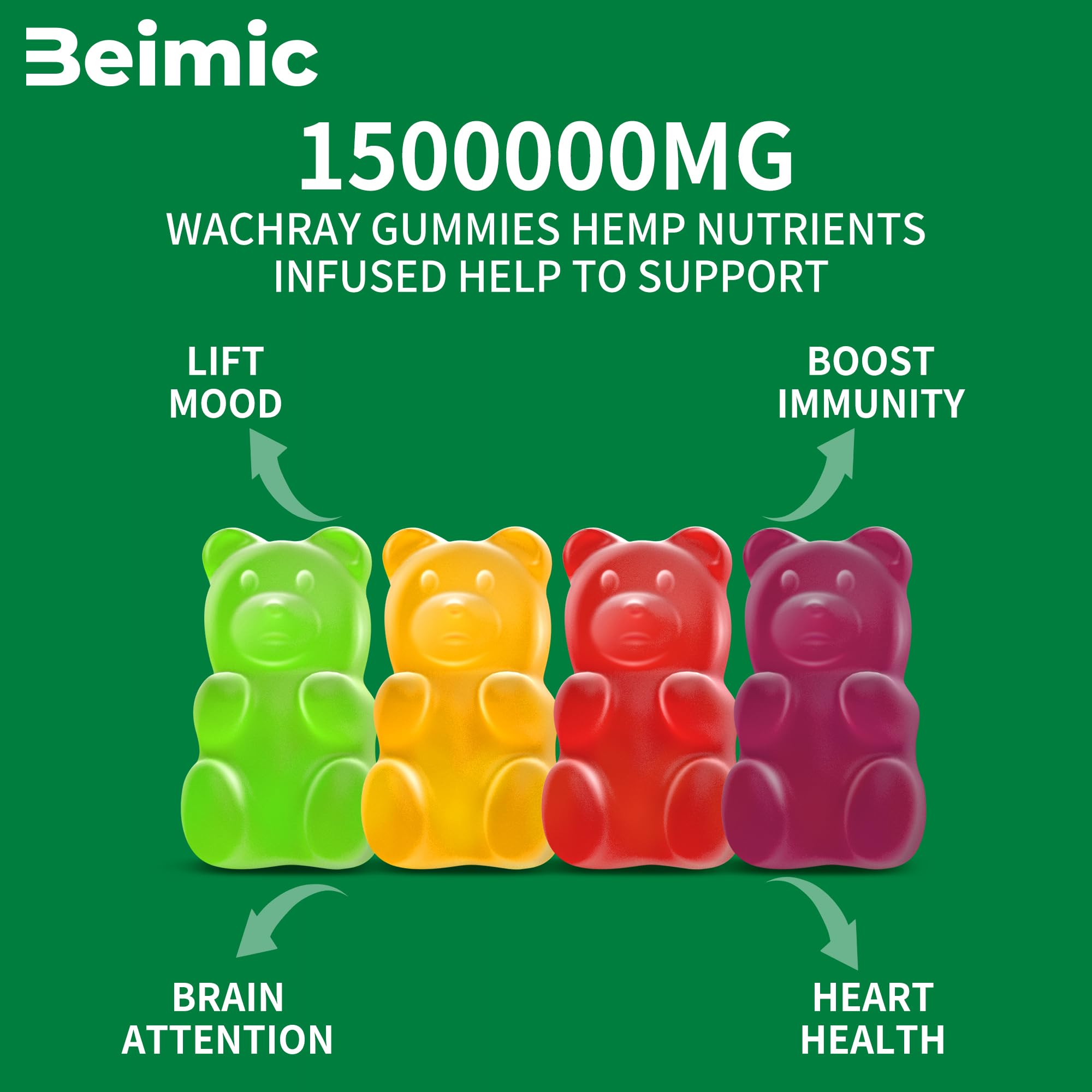 BEIMIC Naturals travel-friendly bottle on a desk, ideal for on-the-go