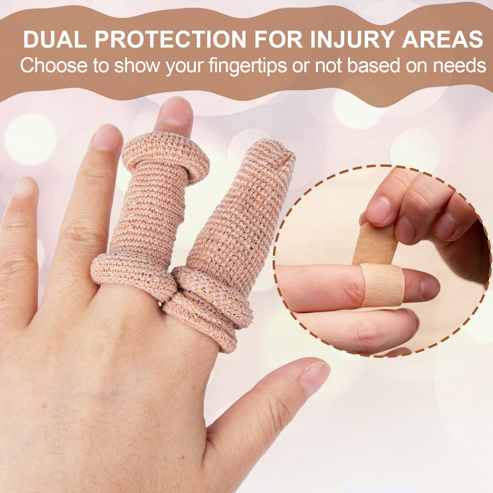 BEIQIYA skin-tone finger sleeves blend naturally with skin