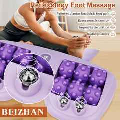 BEIZHAN foot massager roller featuring magnetic therapy to boost circulation