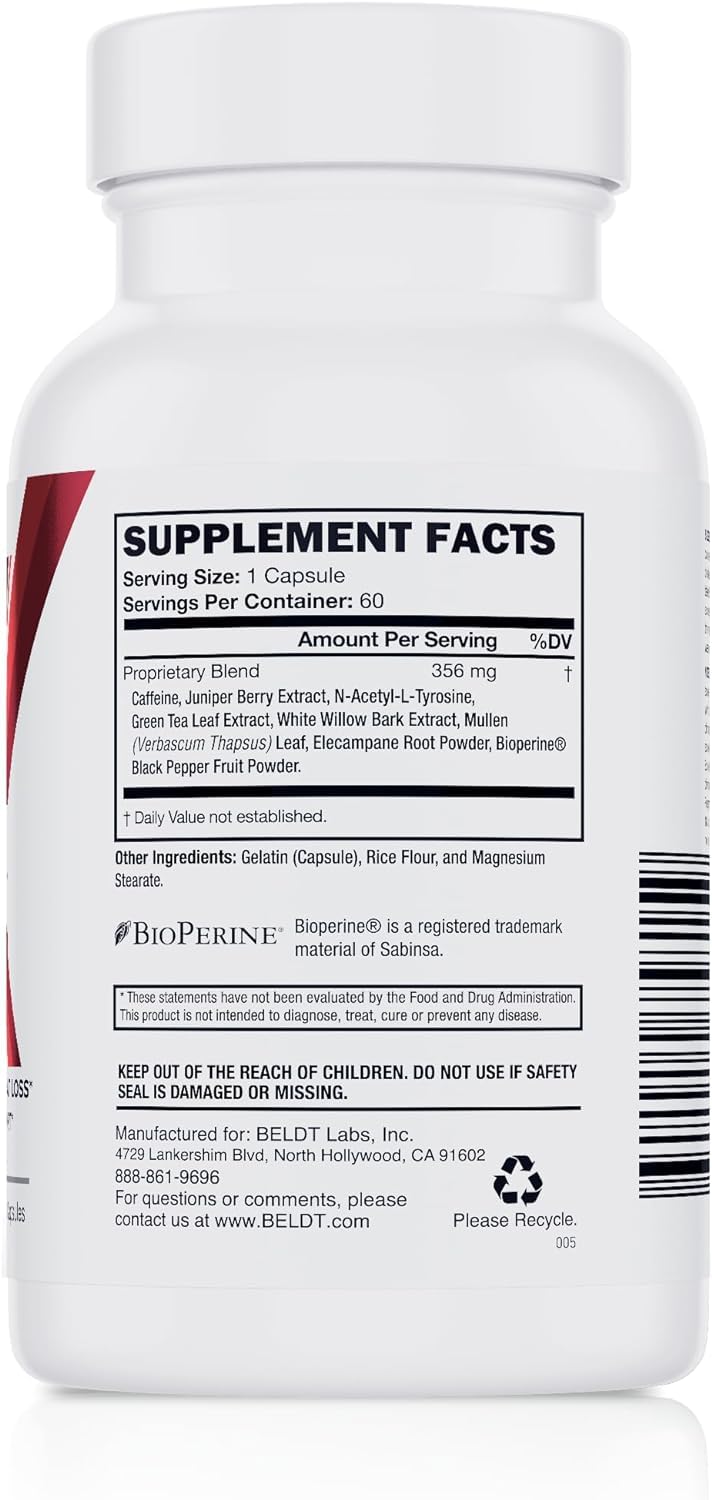 BELDT Labs Skald packaging box displays product benefits and usage guidance for confident daily supplementation.