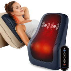 Beleduc back massager with deep kneading nodes targeting neck and back relief