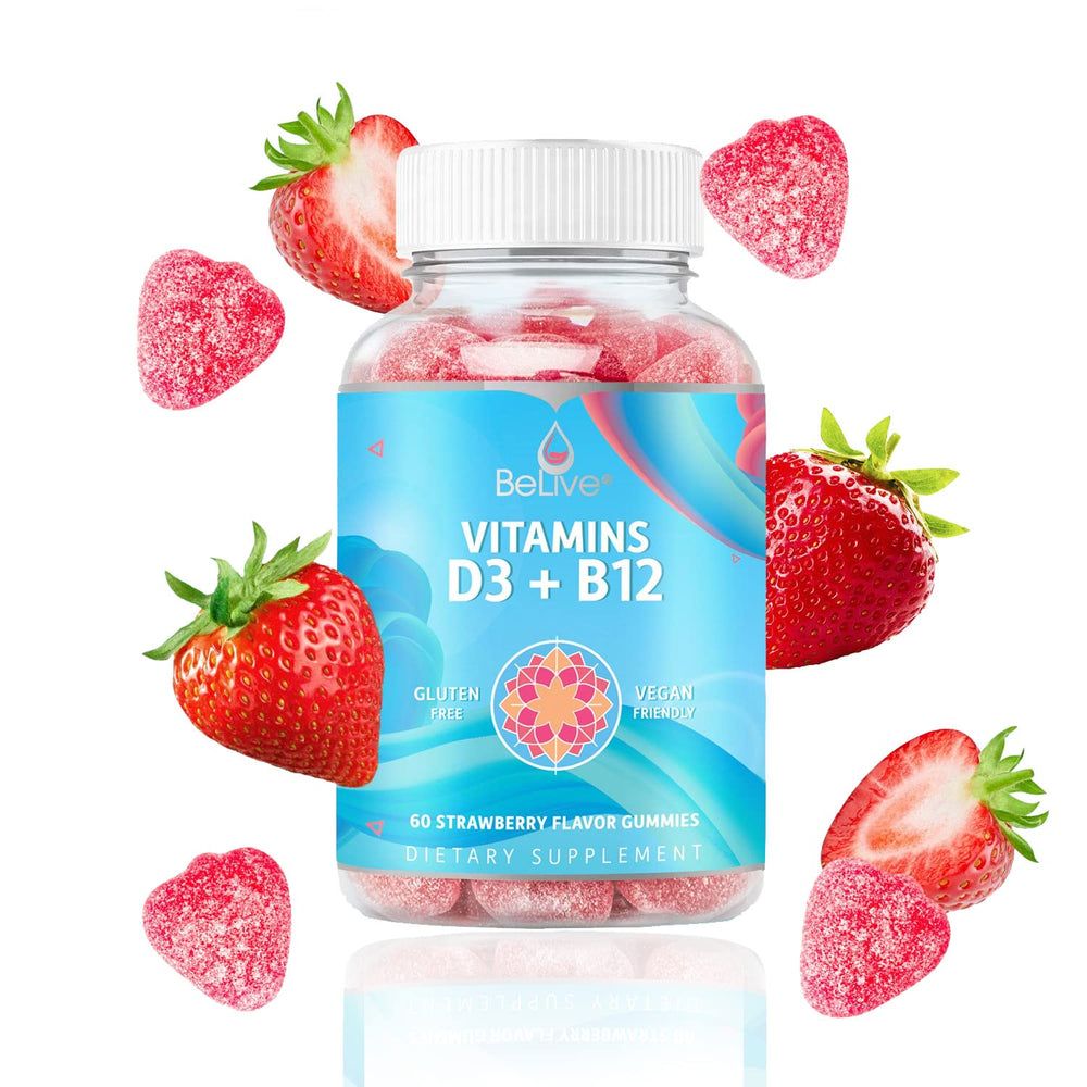 BeLive bottle with 60 gummies communicates a 30-day supply.