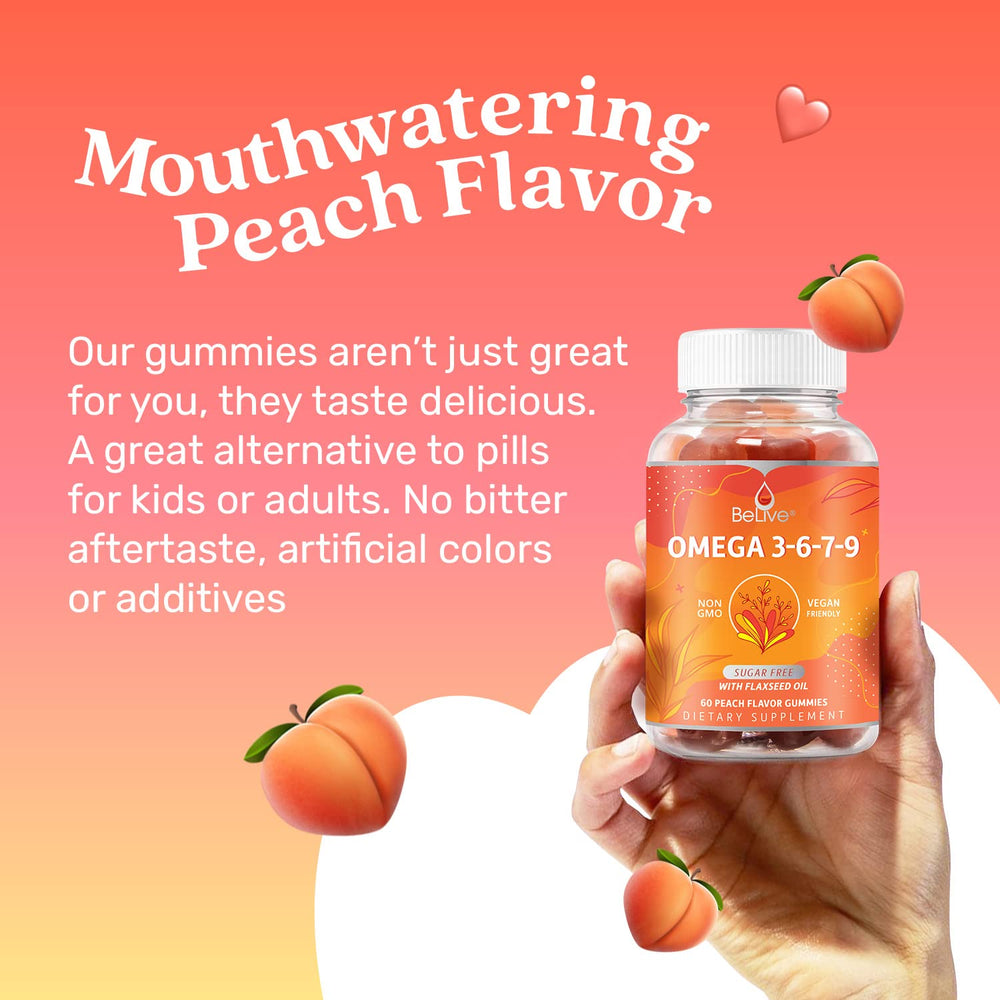 BeLive Omega-3 Gummies are vegan and allergen-free with clean-label ingredients.