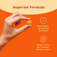 BeLive gummies showing black pepper extract for enhanced absorption and digestion.