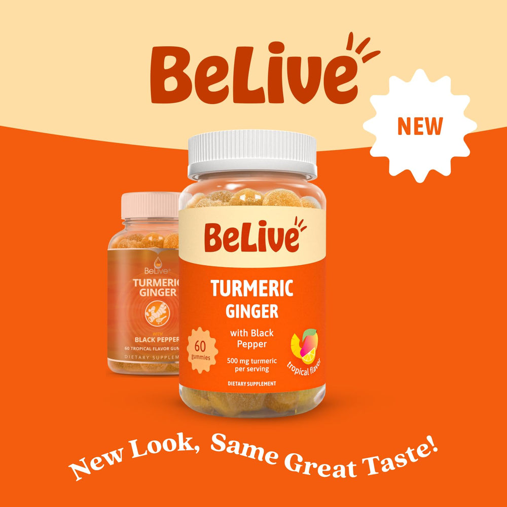 BeLive close-up of ginger chunks in gummies highlighting ginger root extract.