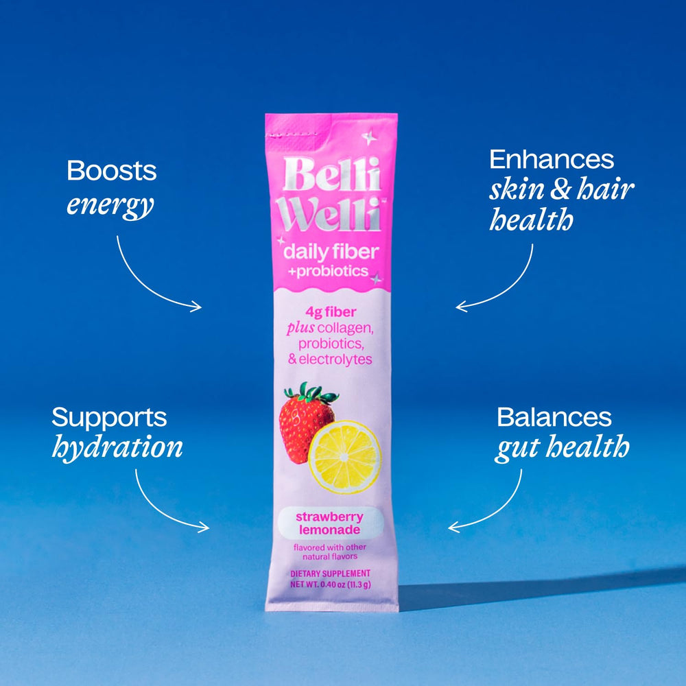 Organic acacia fiber source highlighted in Belli Welli formula