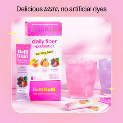 Belli Welli powder dissolves easily in water with no gritty texture