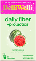 Belli Welli daily fiber stickpack Watermelon flavor for gentle digestion and regularity