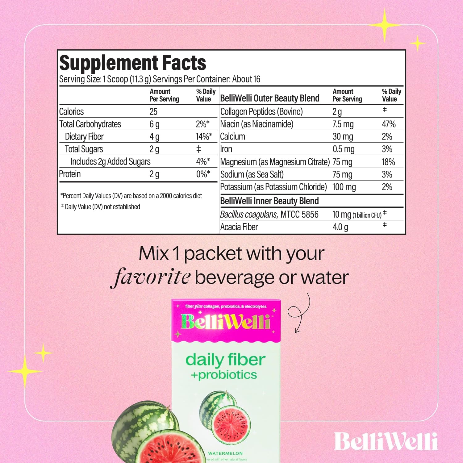 Belli Welli gut health visual implies regularity during busy days