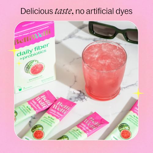 Belli Welli Watermelon stickpack closeup showing convenient travel-friendly digestion support