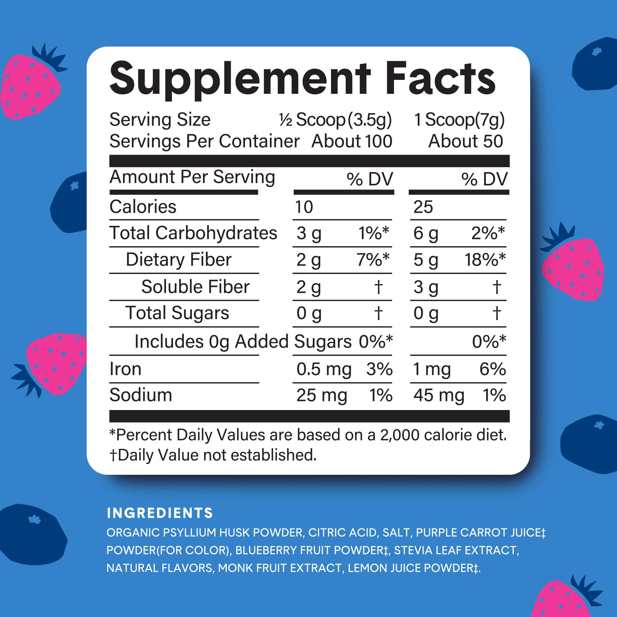 Bellway Super Fiber Powder smoothie idea suggesting easy daily use.