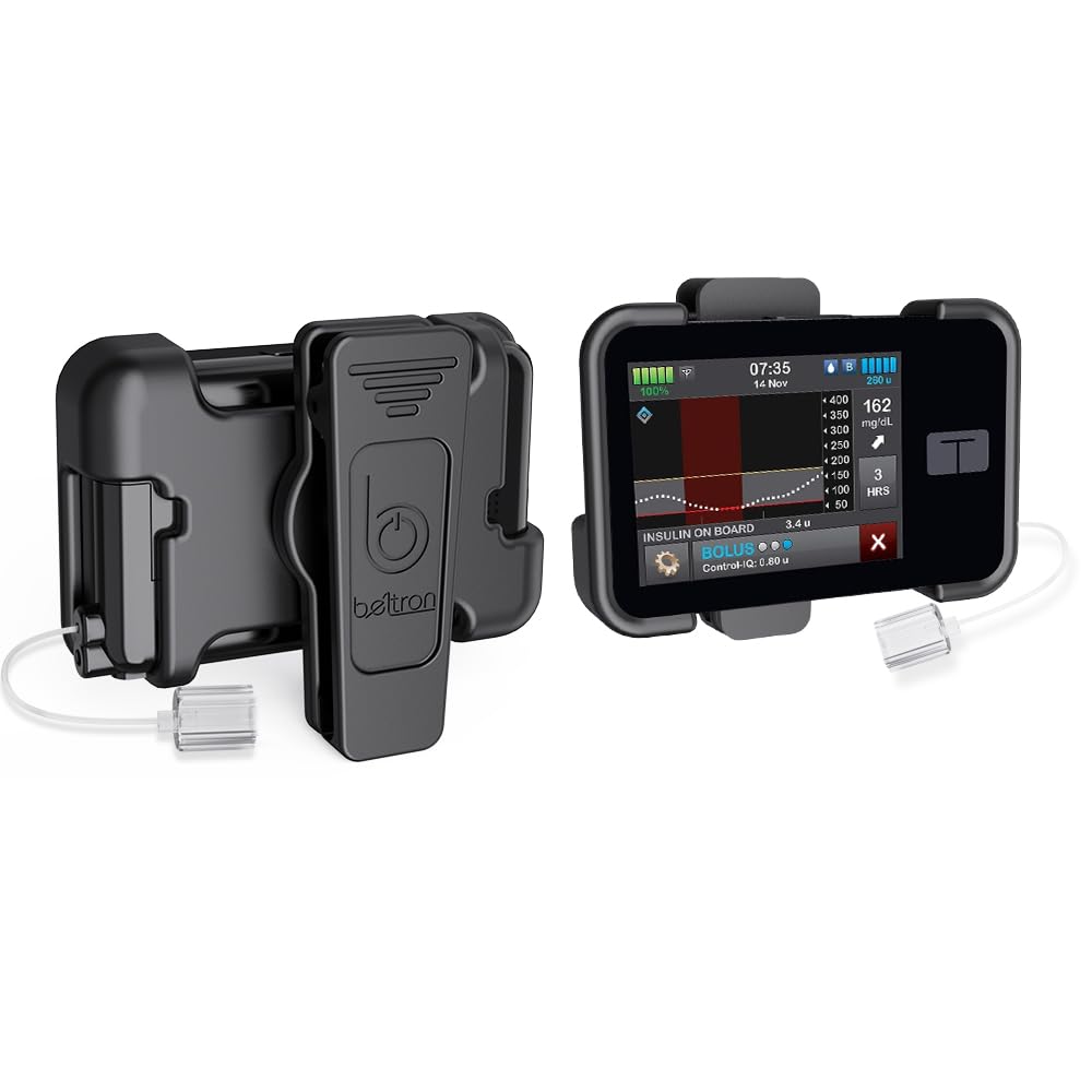 BELTRON 360-degree rotating clip for comfortable side wear.
