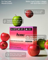 BeMe BODYBALANCE poured shot showing quick absorption