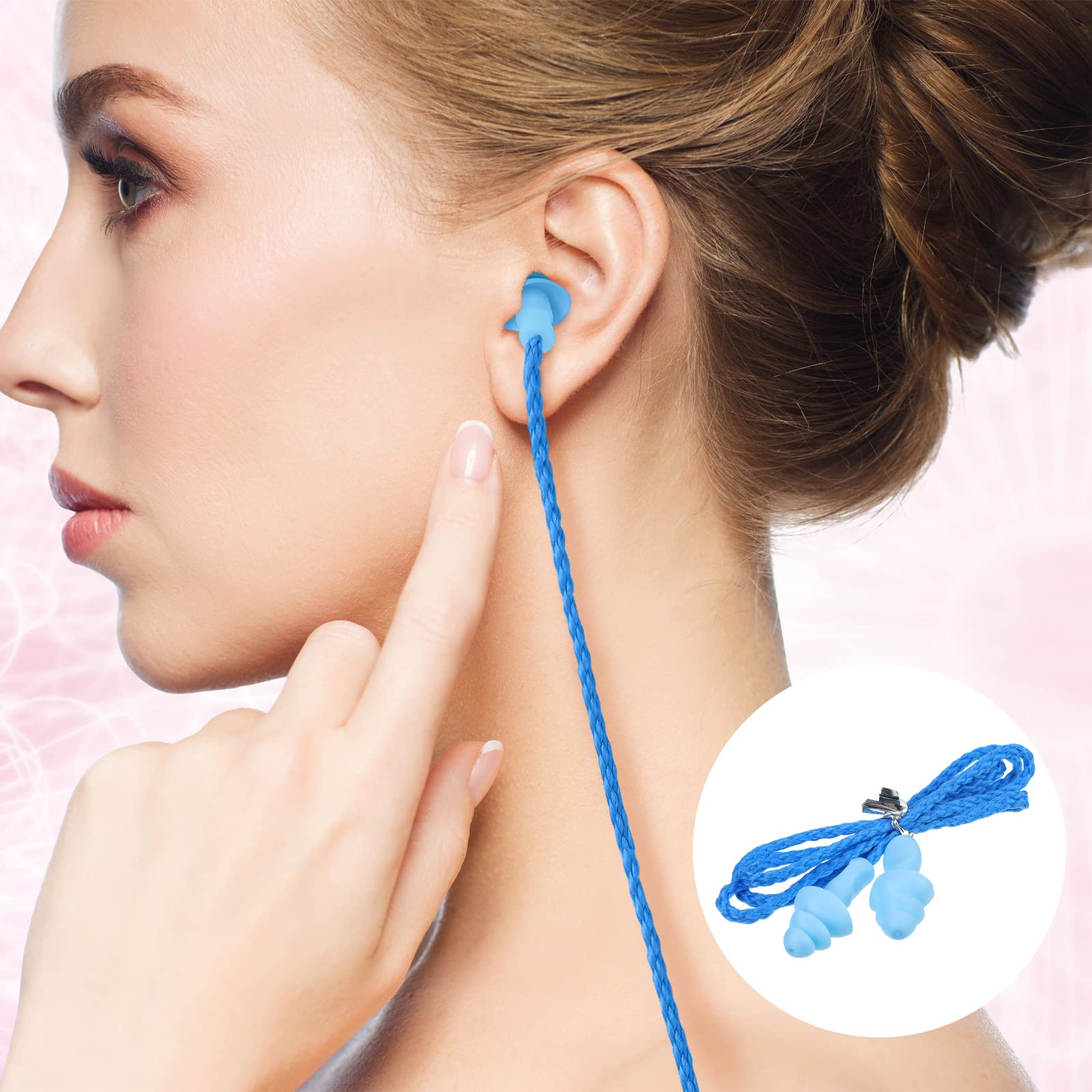 Bememo silicone ear plugs offer soft, comfortable fit for daily noise reduction.