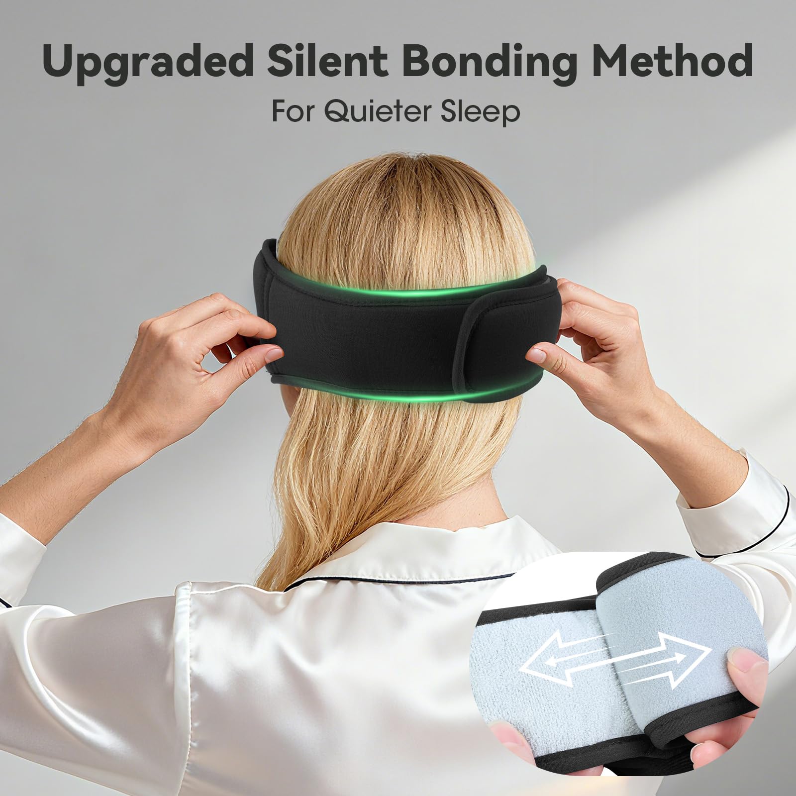 BeMyLady adjustable strap detail demonstrates secure, customizable fit for many face shapes