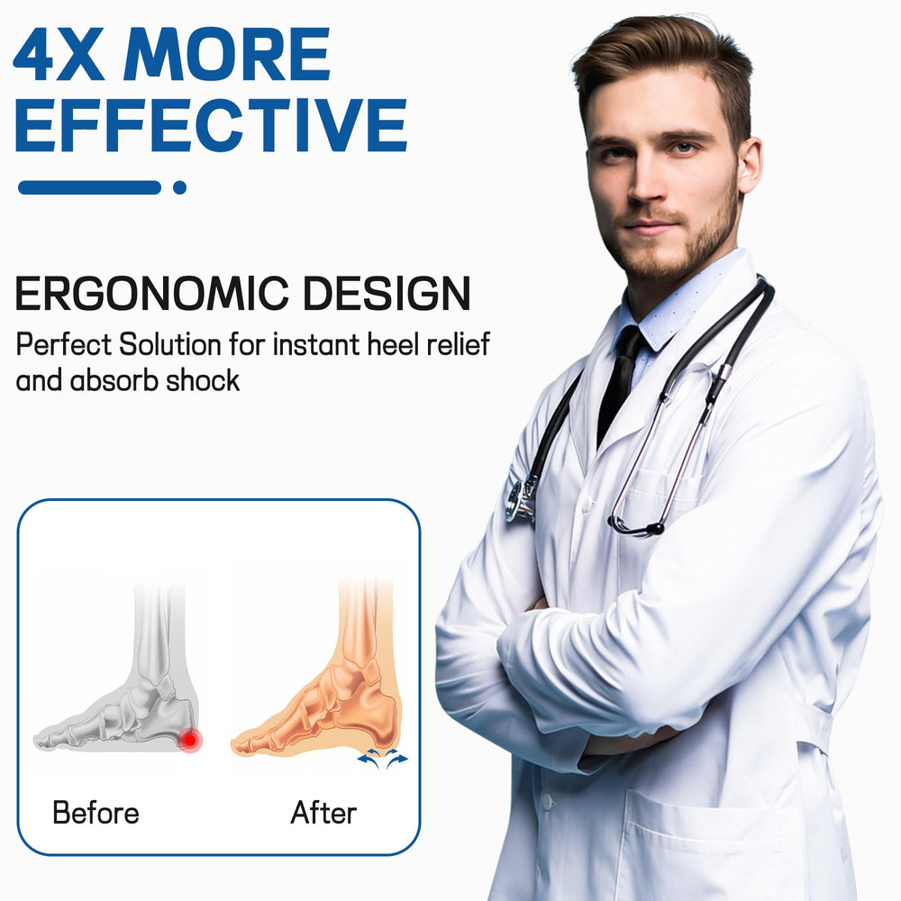 BENAYO insole in use during walking to alleviate fatigue.