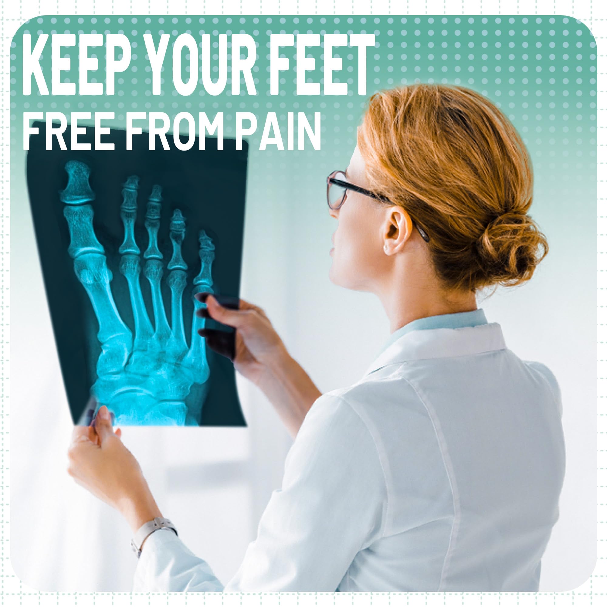 BENAYO ball of foot cushion reduces forefoot pressure for daily activities.