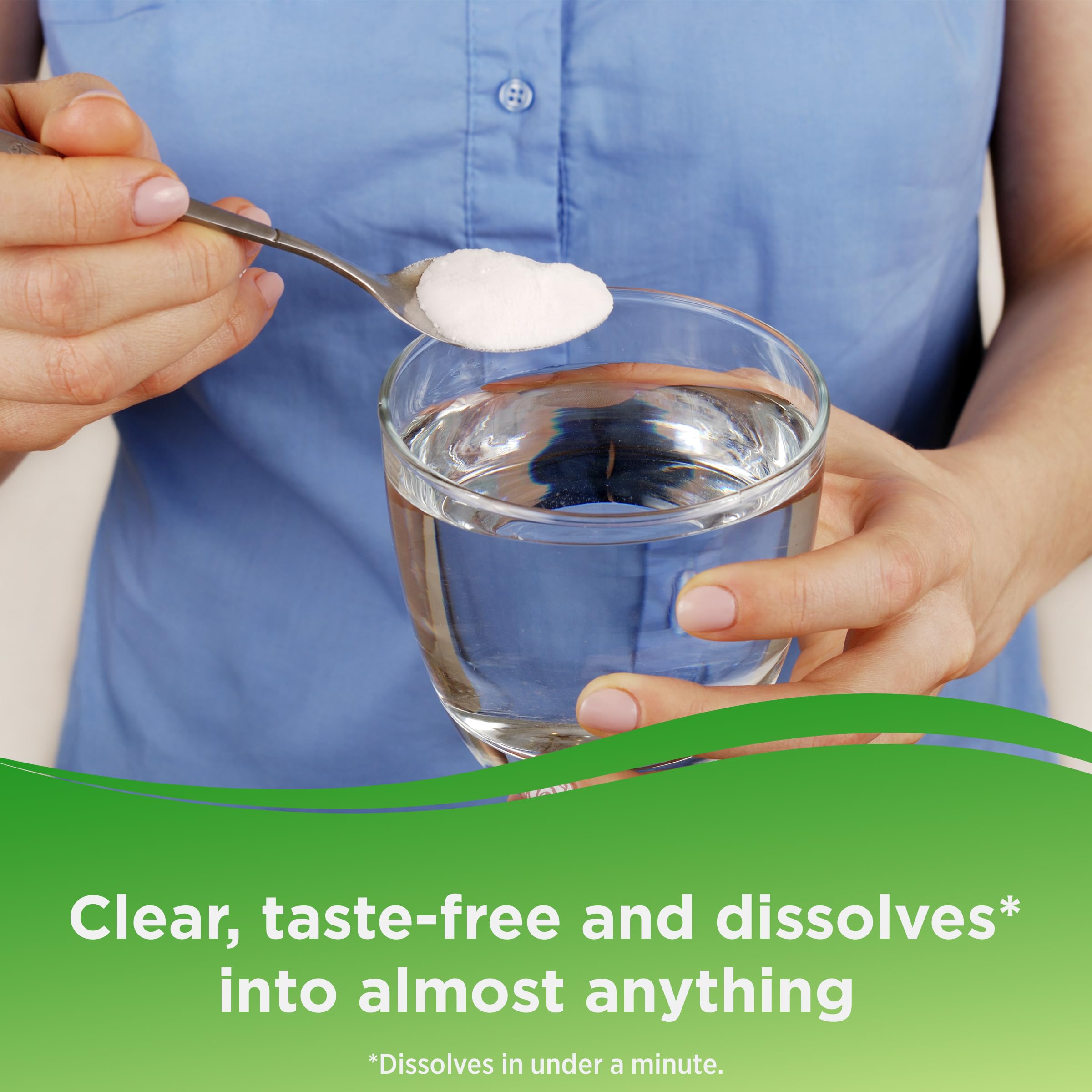 Benefiber dissolves in coffee or tea for a seamless fiber boost