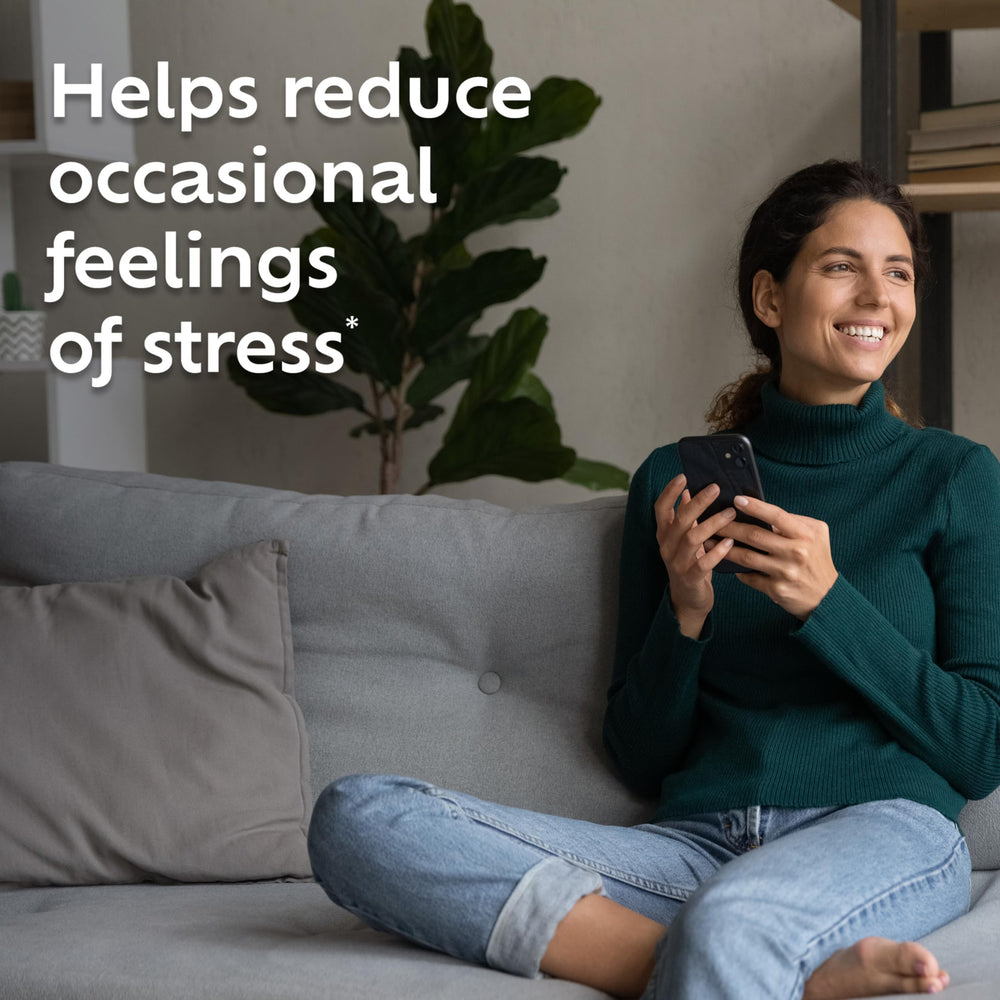 L-theanine included for potential calming effects in a tasty stick